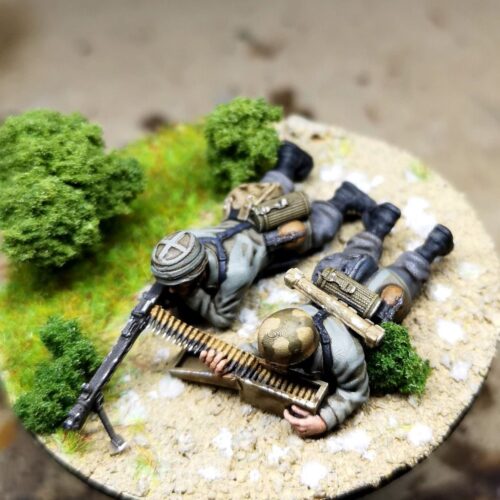 28mm German Fallschirmjager LMG 42 Team 3