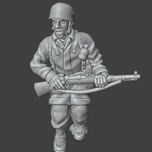 WW2 28mm Fallschirmjager reinforcement set 1 (no head option)