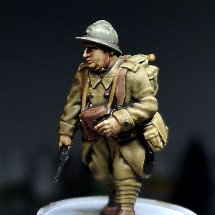 WW2 28mm RESERVE FRENCH NCO
